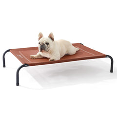 Bedsure cama perro elevada exterior de 109 cm, confort al aire libre