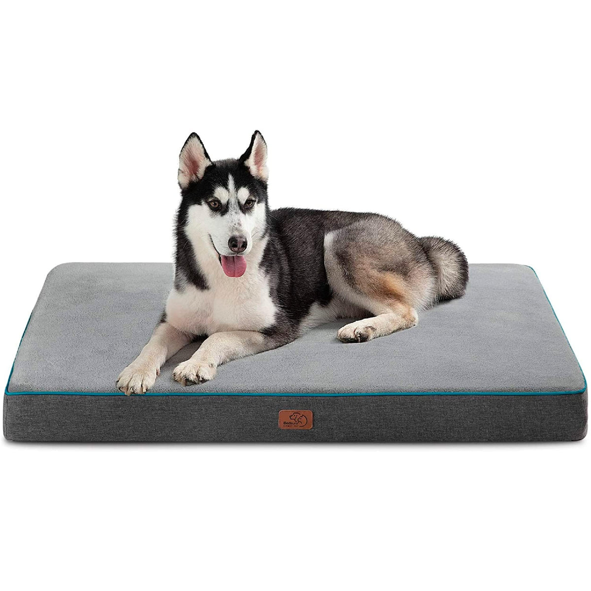 Bedsure cama perro espuma memoria grande ortopédica para jaula, soporte duradero.