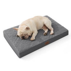 Bedsure cama para perro mediana, visión general, espuma ortopédica para soporte diario
