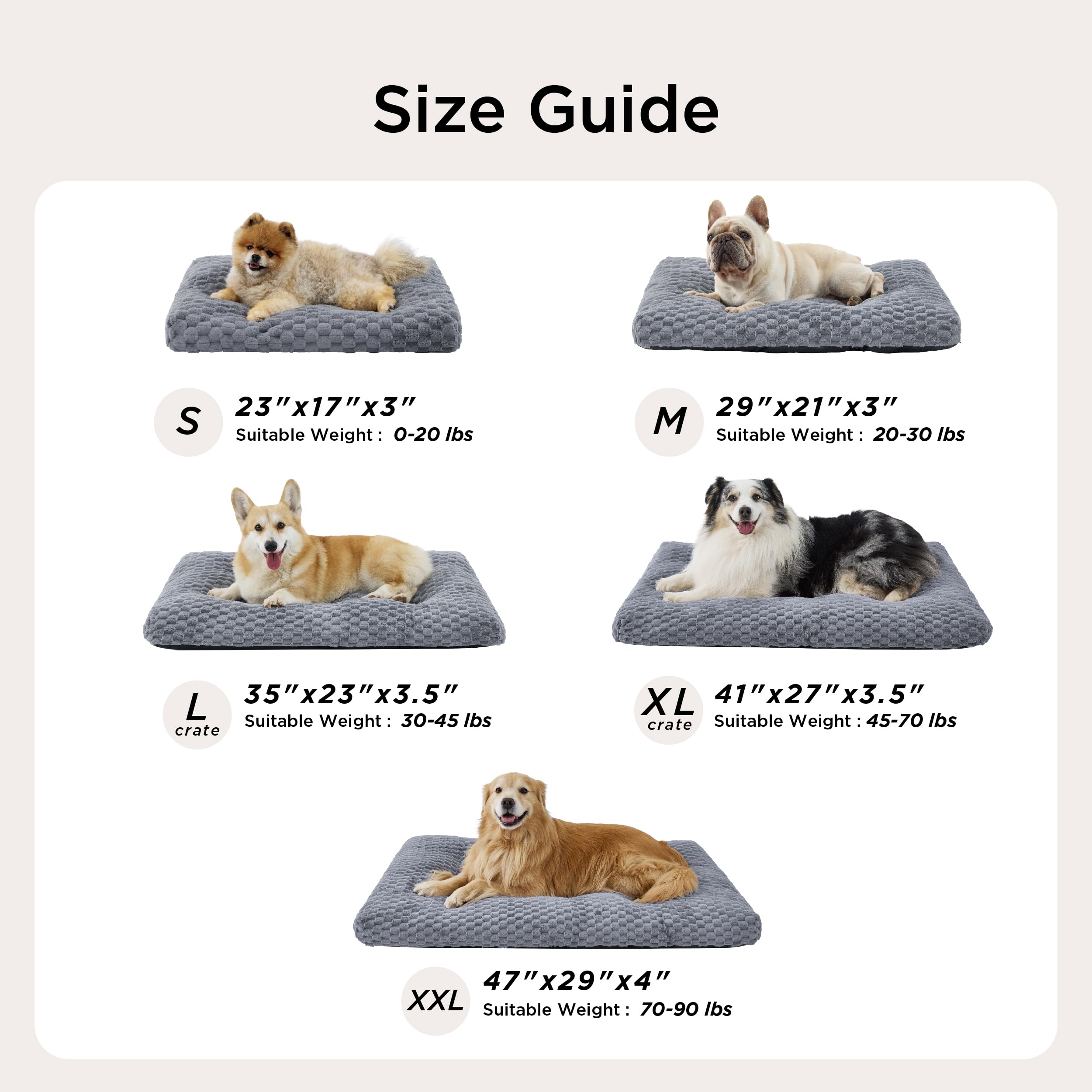 Bedsure cama para mascota pequeña apta para coche y sala