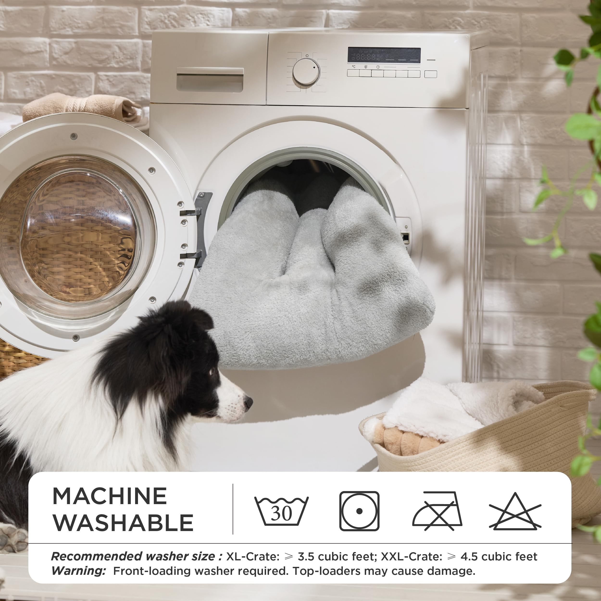 Bedsure cama para perro XL en varias tallas, adaptada a jaulas