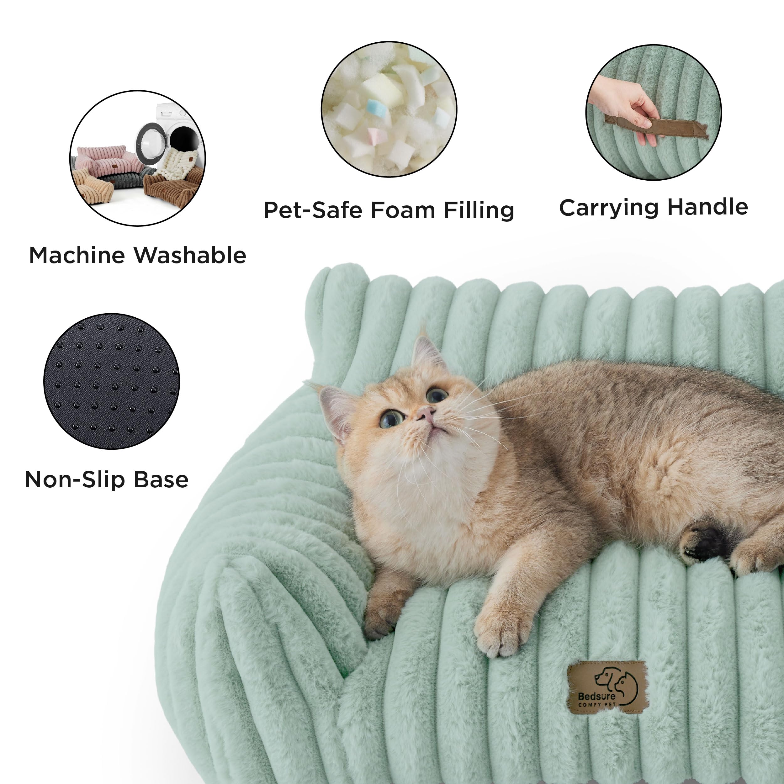 Bedsure ComfyFleece: Diseño de tres lados para mayor estabilidad.