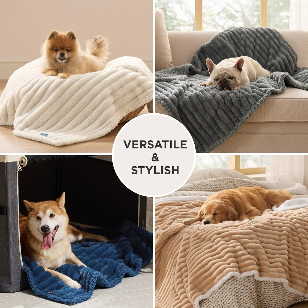 Bedsure ComfyFleece manta anti manchas y fácil de limpiar.