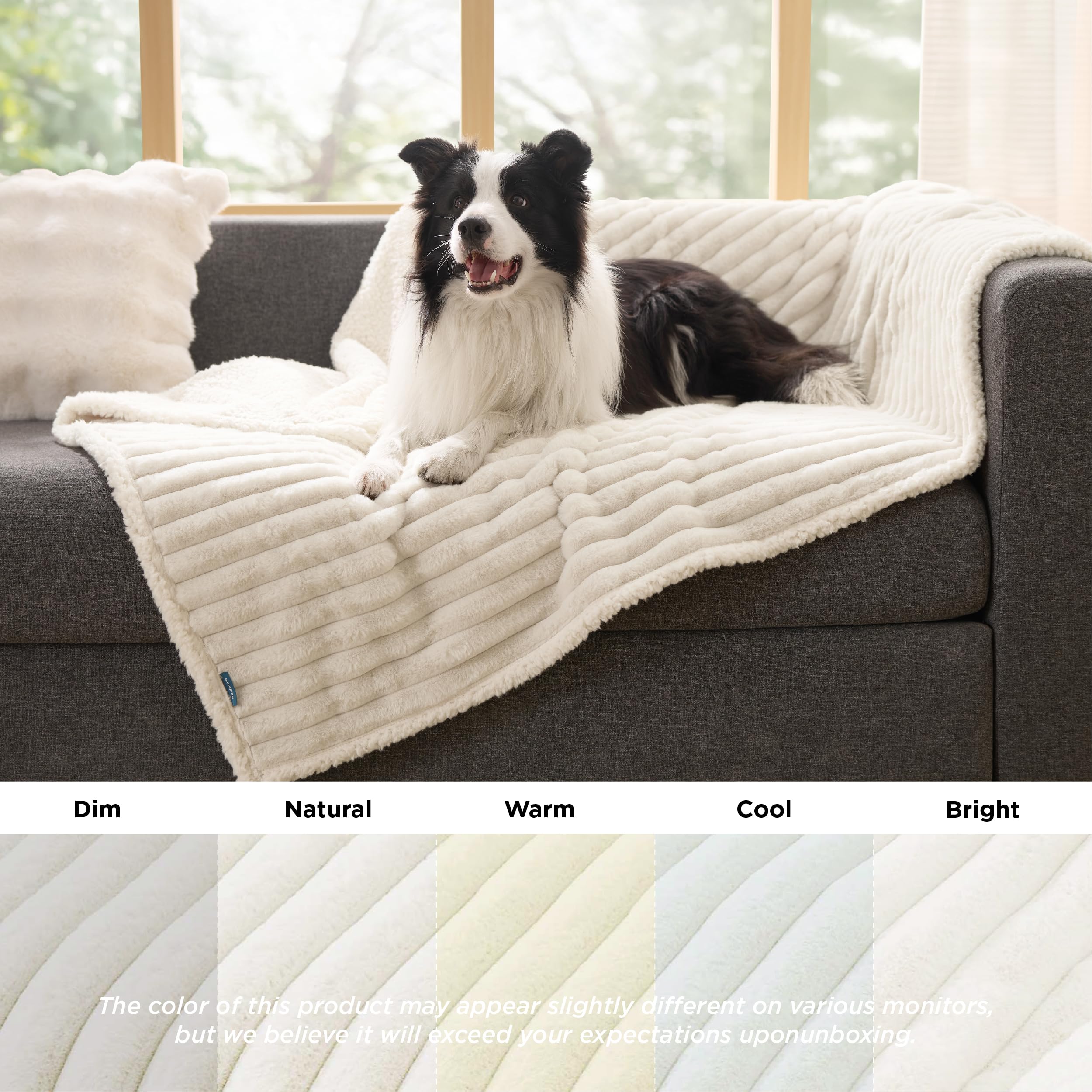 Bedsure ComfyFleece ideal para perros grandes y uso diario en casa.