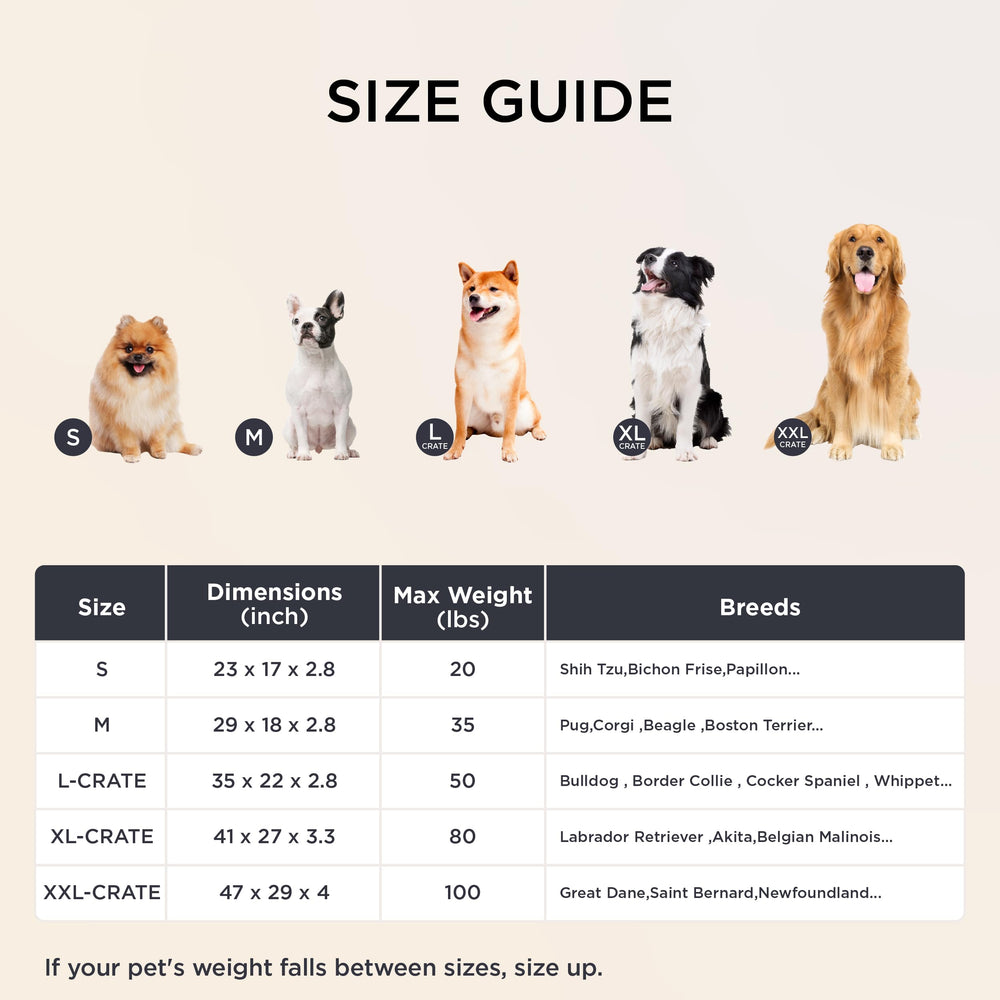 Bedsure ComfyFleece Medidas 35x22x2,8 pulgadas para perros hasta 50 lb