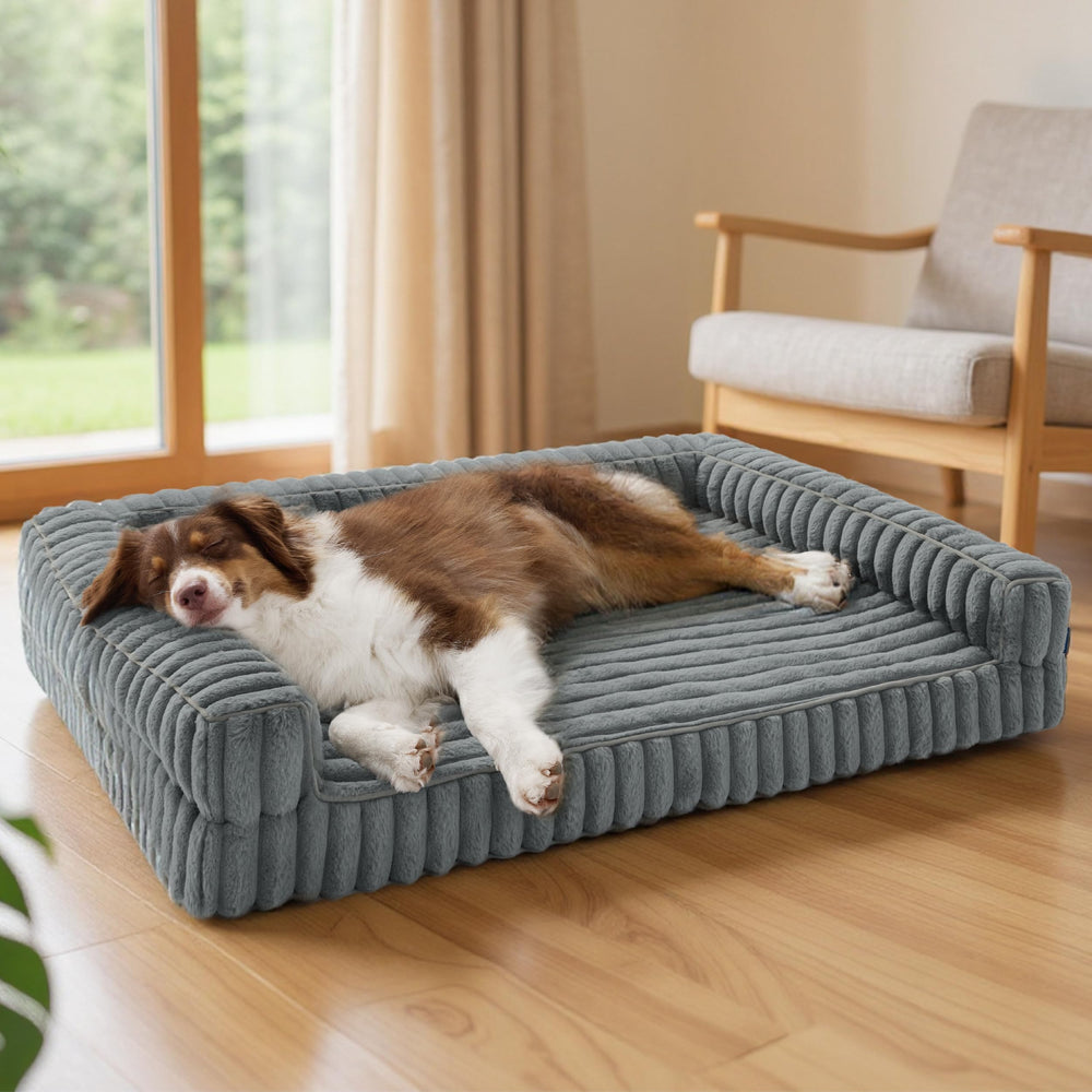Bedsure ComfyFleece cama ortopédica para perro grande con soporte de articulaciones