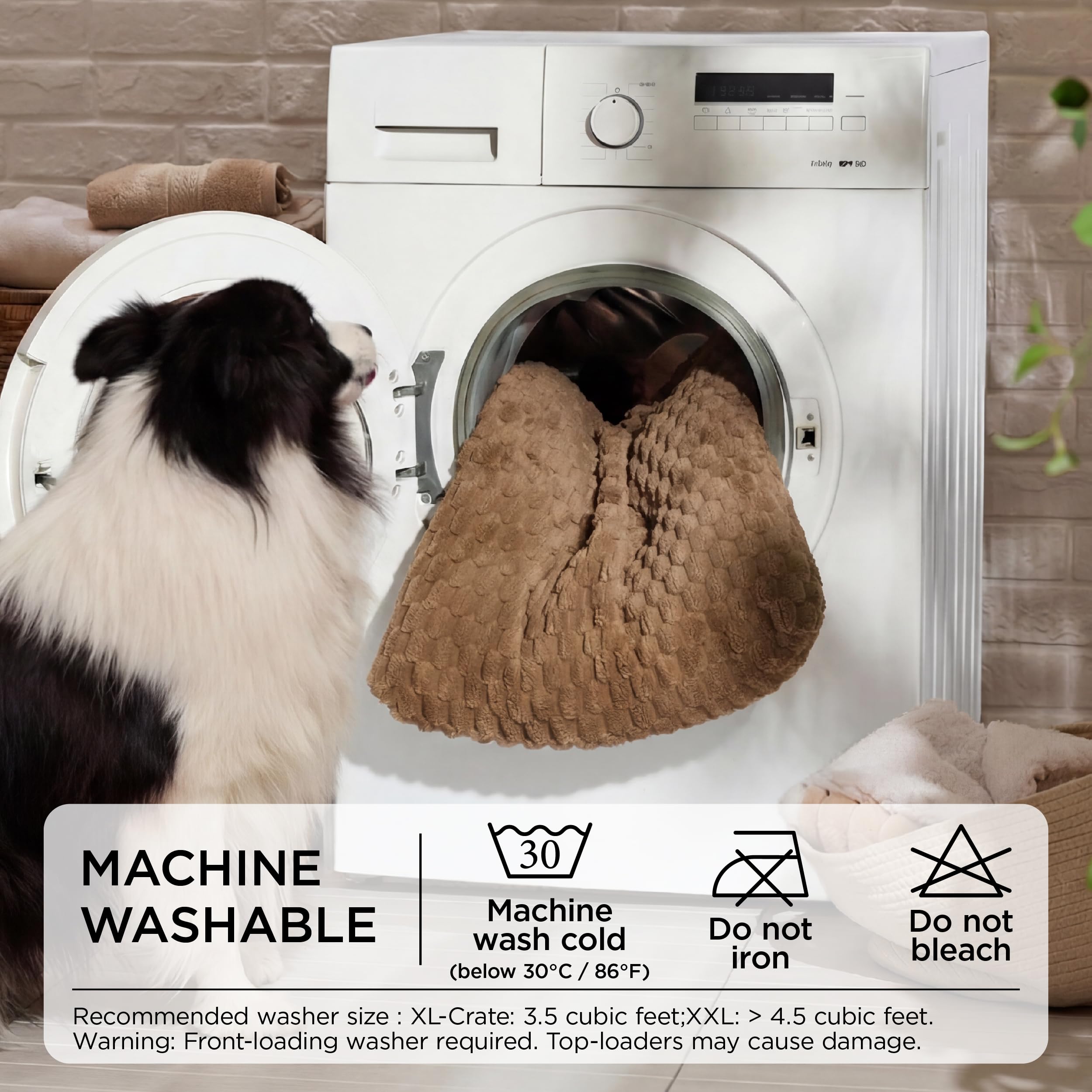 Bedsure confort para perros medianos, material certificado y descanso cómodo