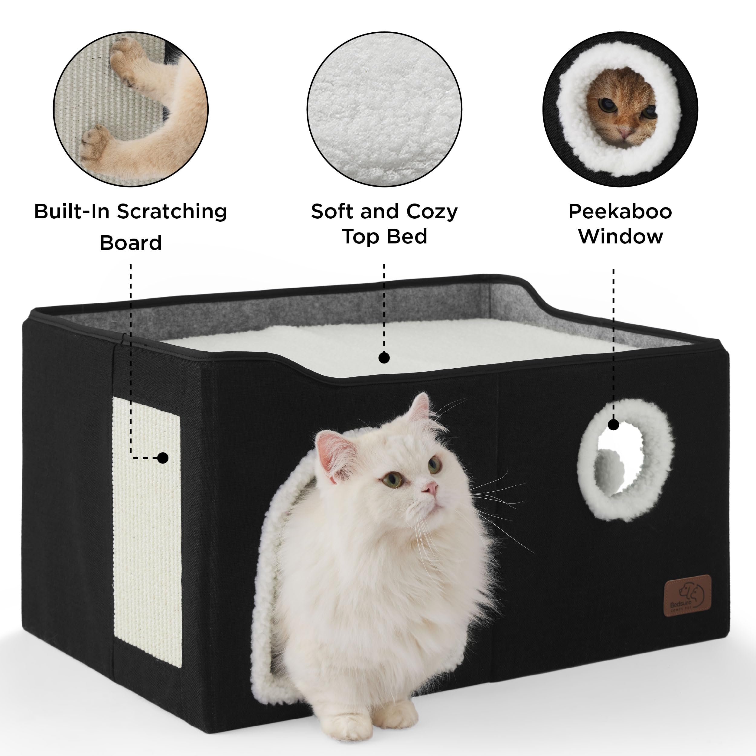 Bedsure bola peluche colgante para juego interactivo