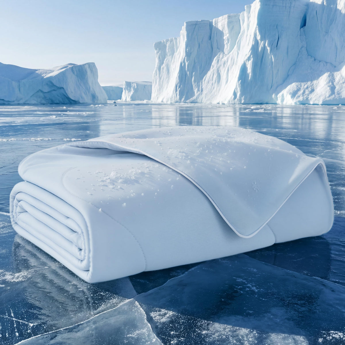Bedsure manta enfriamiento con relleno de aire para cama y sofá