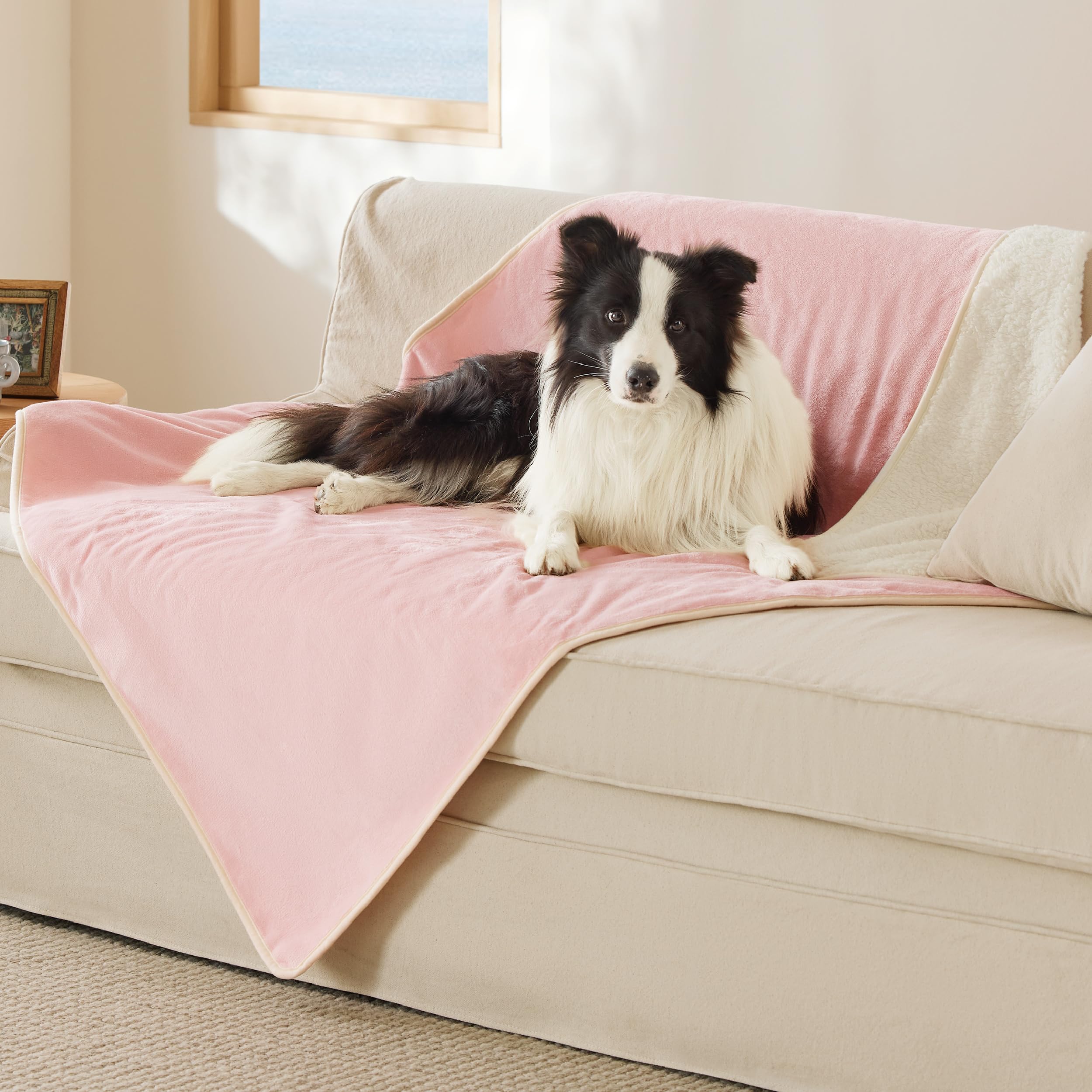 Manta Bedsure impermeable para perros XL, protección del sofá contra derrames