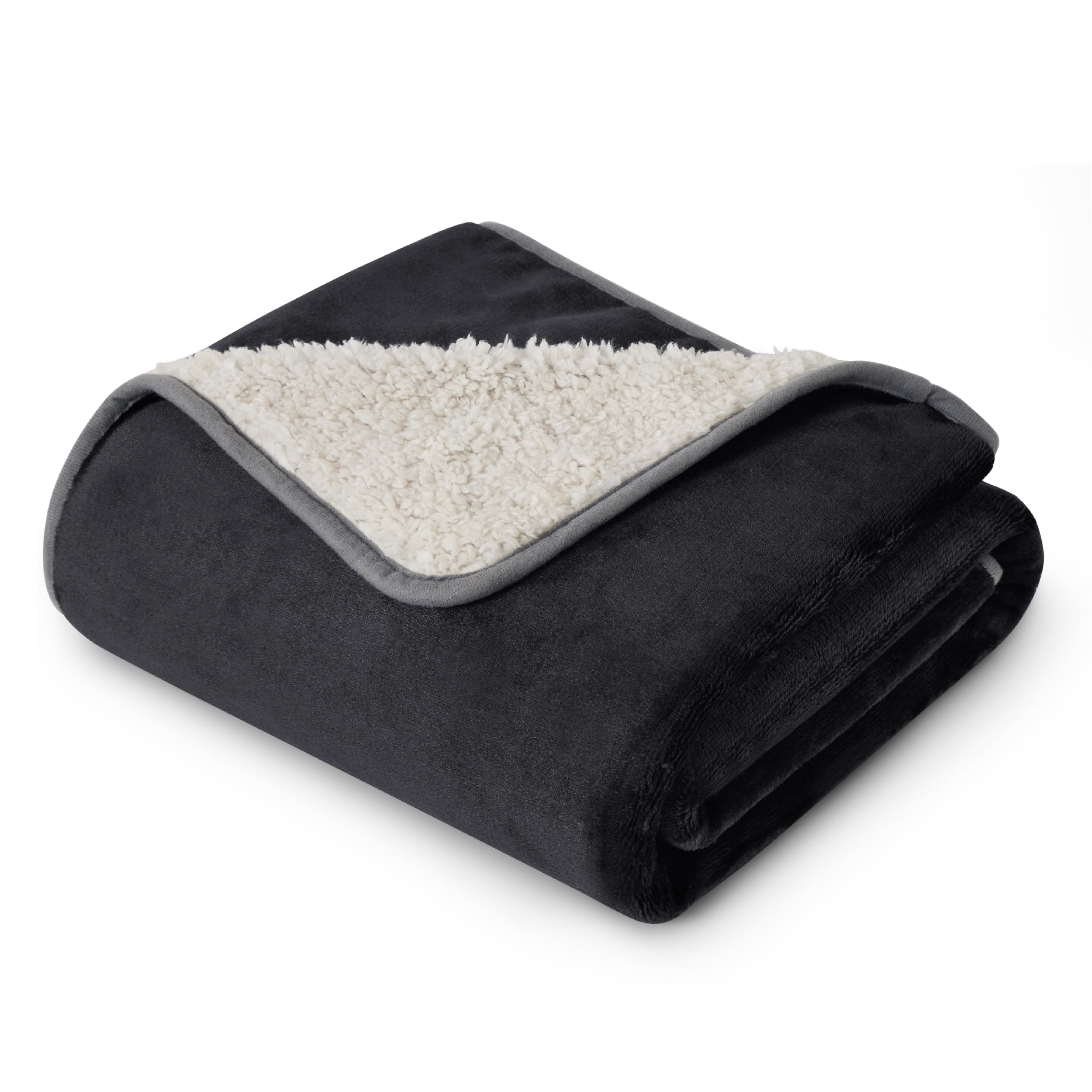 Bedsure manta impermeable con sherpa para cama, mantiene calor y evita humedad.