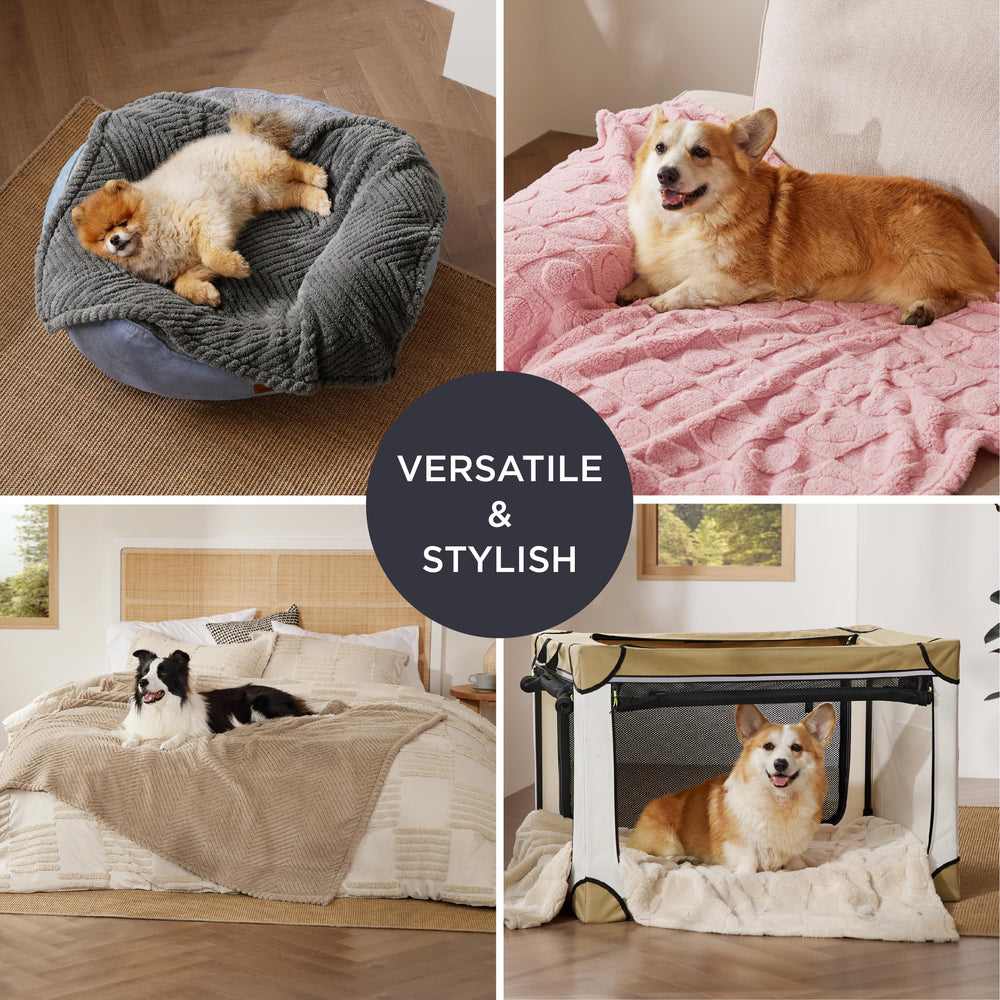 Manta ligera Bedsure, perfecta para viajar y paseos con tu mascota