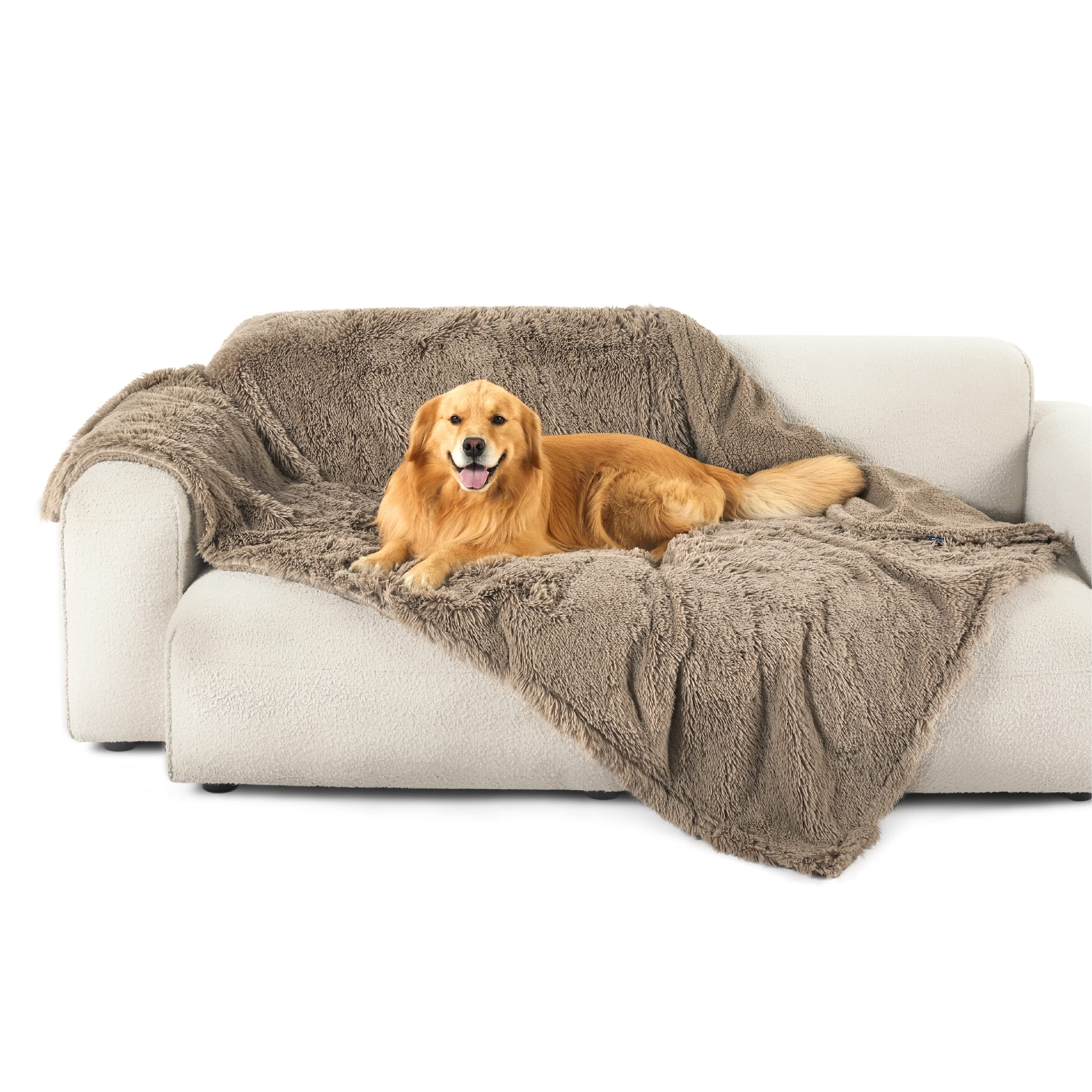 Bedsure manta impermeable para perros grandes protege muebles.