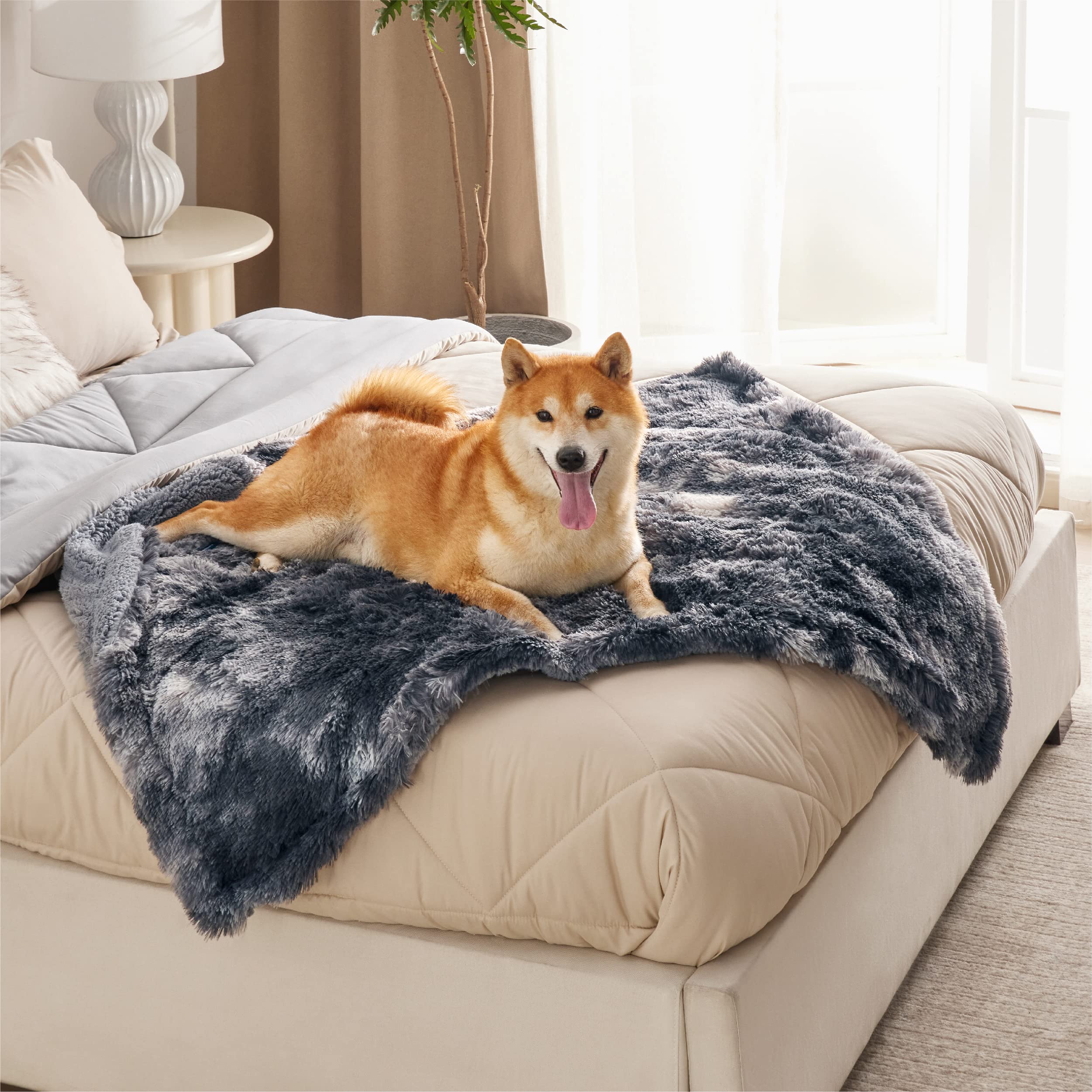 Bedsure manta reversible de lujo, dos caras para decoración y calor