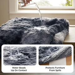 Bedsure manta reversible con sherpa, tacto suave para descansar