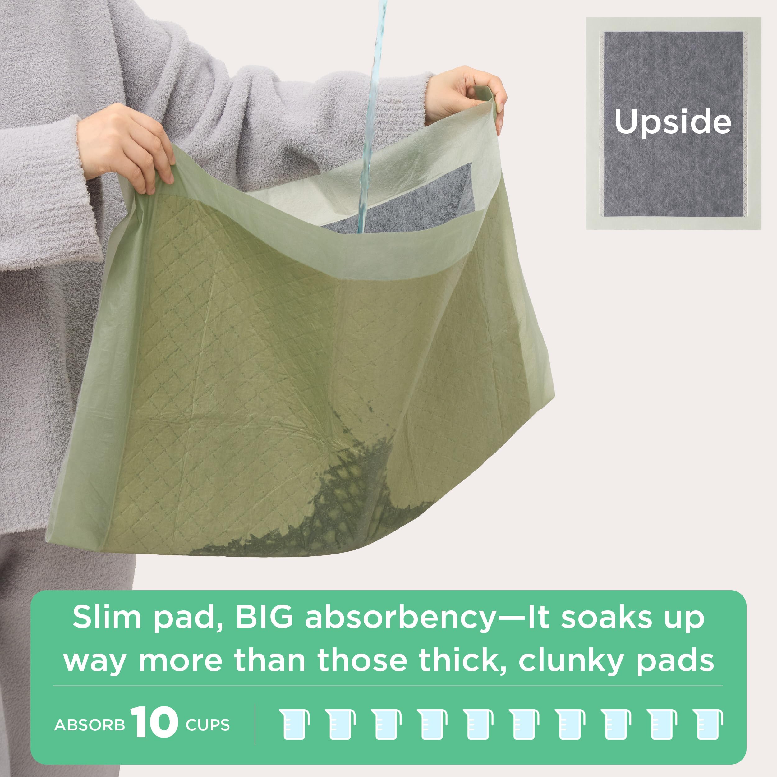 Tapete Bedsure extralargo 28x34 con fibra de bambú suave y sostenible.
