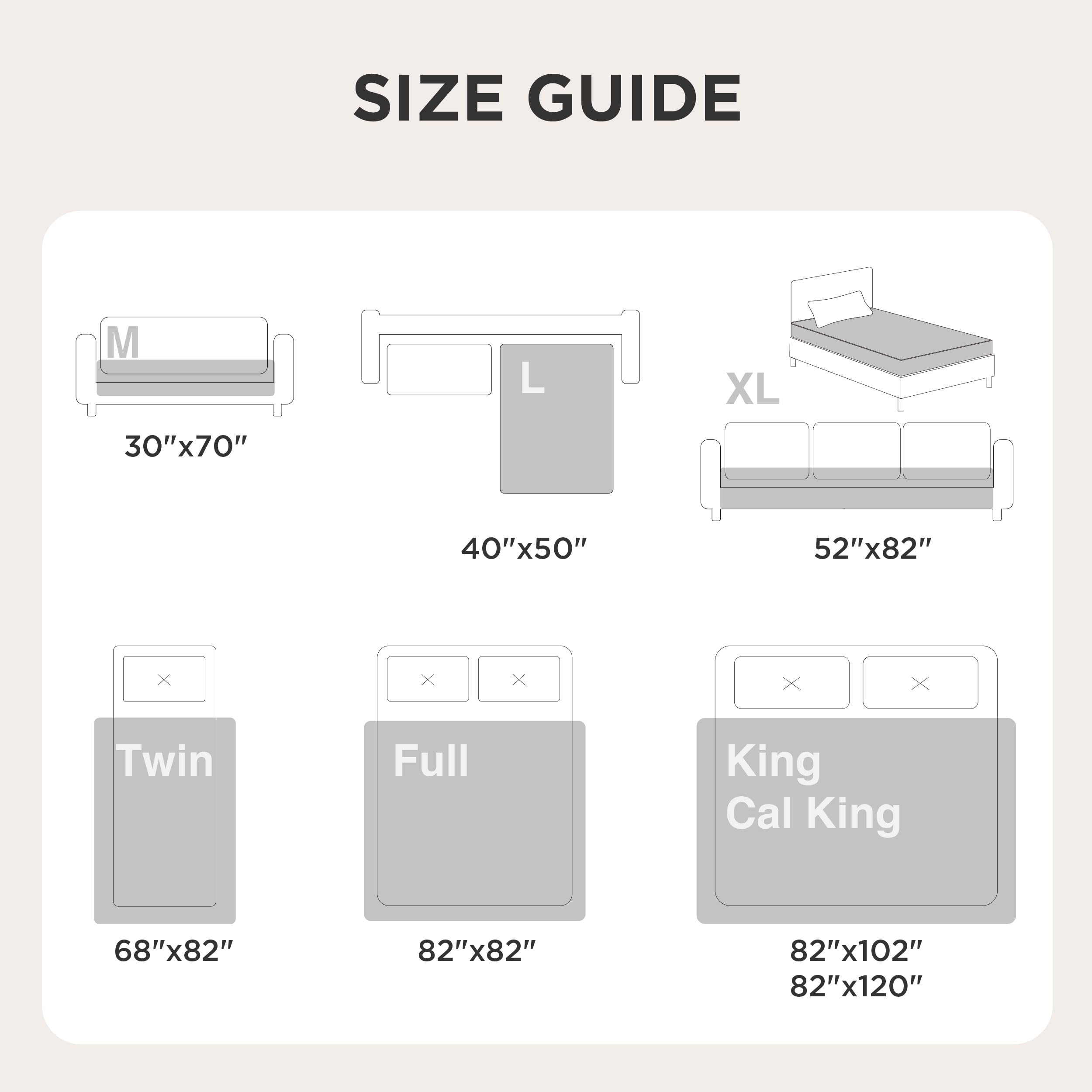 Bedsure protección de muebles con diseño contemporáneo que se integra al hogar.