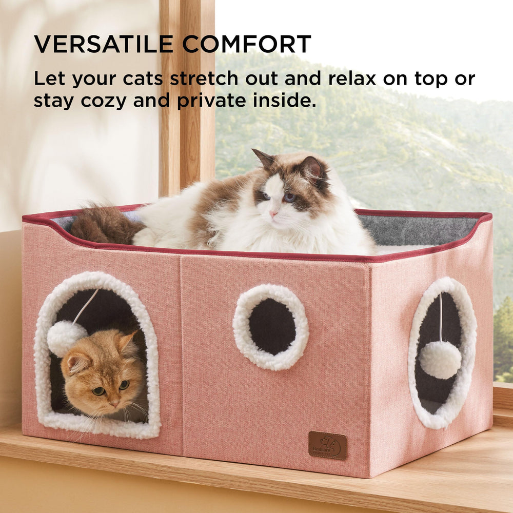 Bedsure rascador sisal para cama de gato, superficie para arañar y jugar
