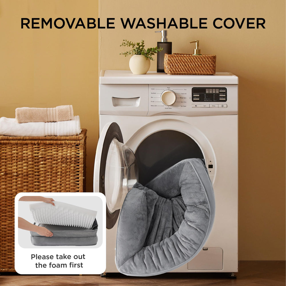 Bedsure revestimiento-felpa-suave-cama-perro añade tacto agradable al reposo.