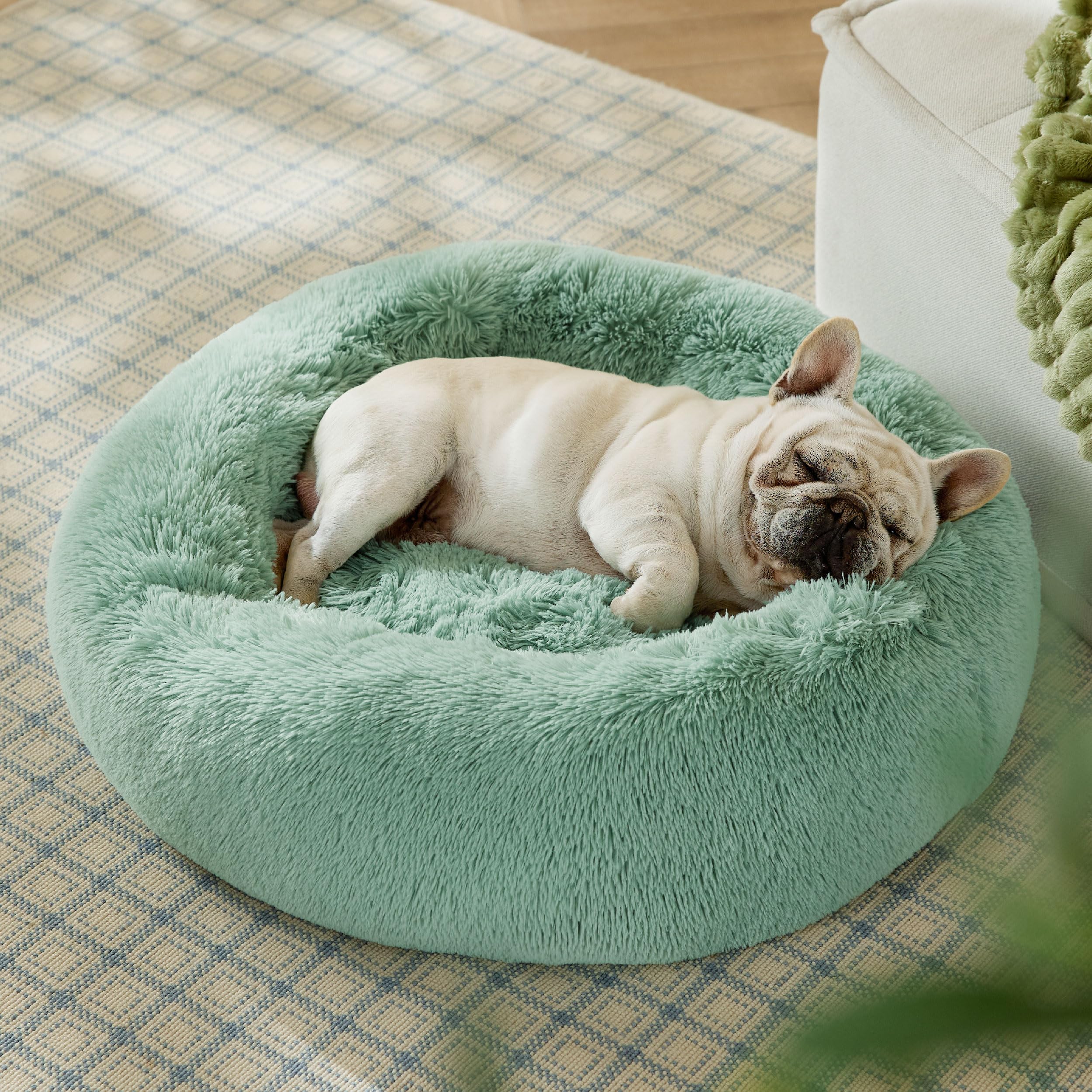 Bedsure tejido certificado OEKO-TEX para cama, seguro para mascotas.