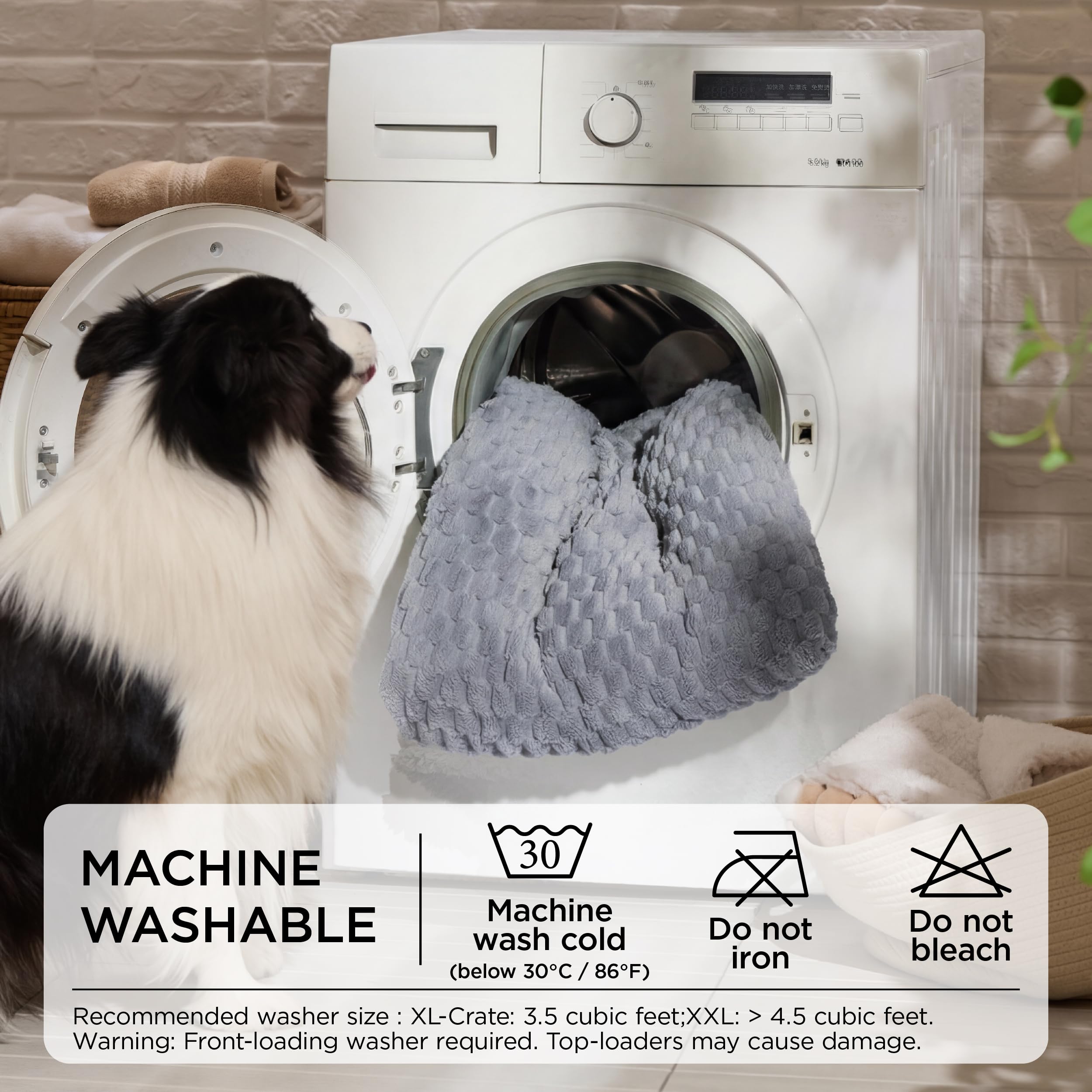 Bedsure XL cama perro confort hogareño para dormir profundo.