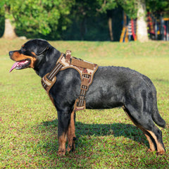 Beebiepet arnés táctico para perros grandes sin tirones, control cómodo