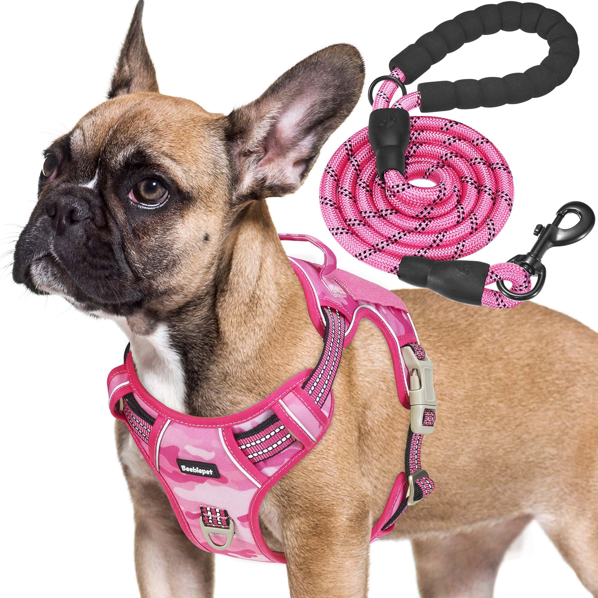 Beebiepet arnés táctico resistente, ideal para paseos y entrenamiento diario.