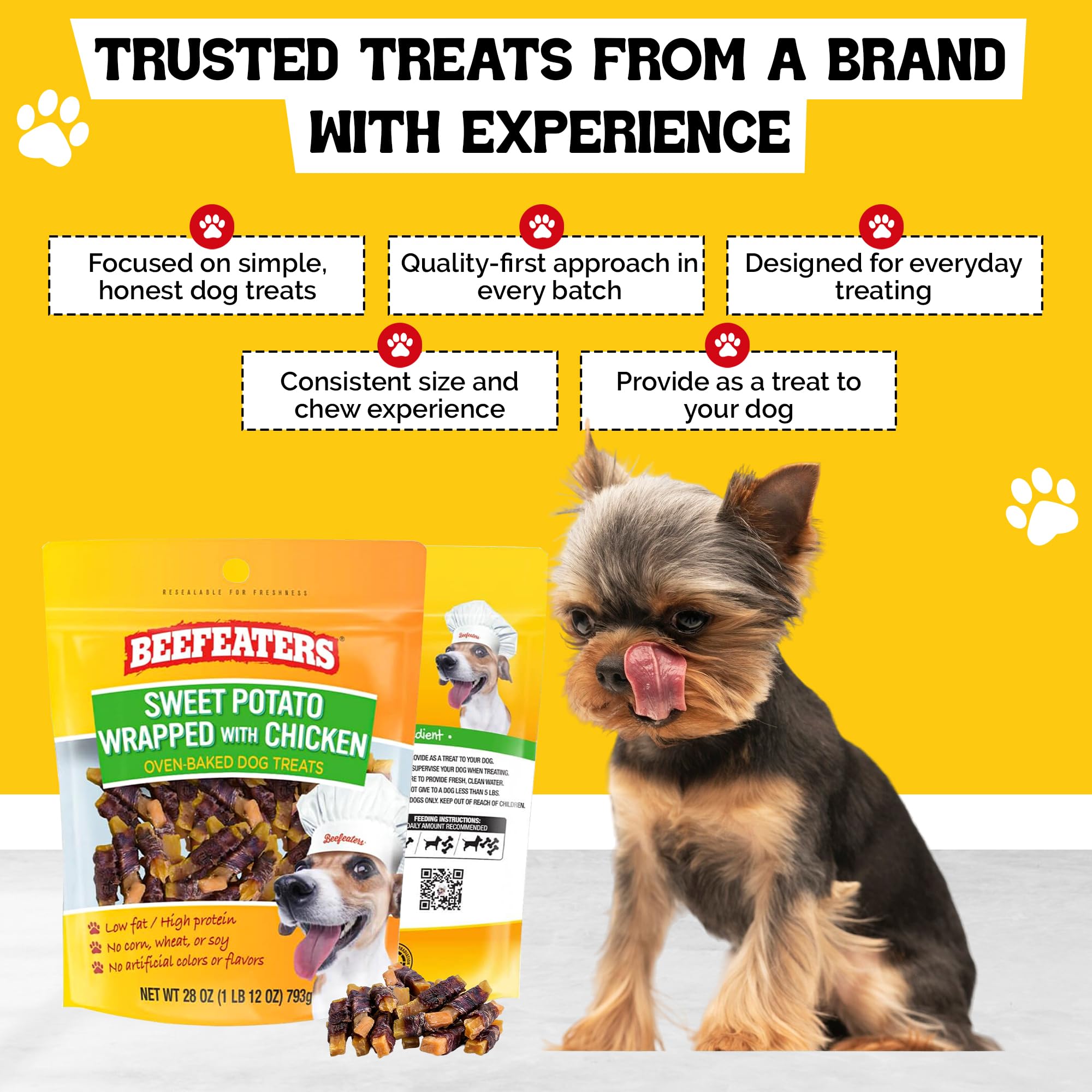 Beefeaters entrenamiento para perros, recompensa efectiva