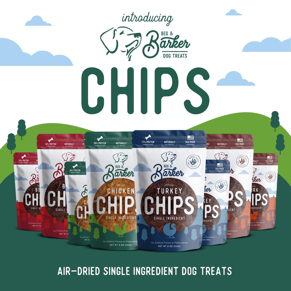 Chips de pollo Beg & Barker sin granos para dietas sensibles