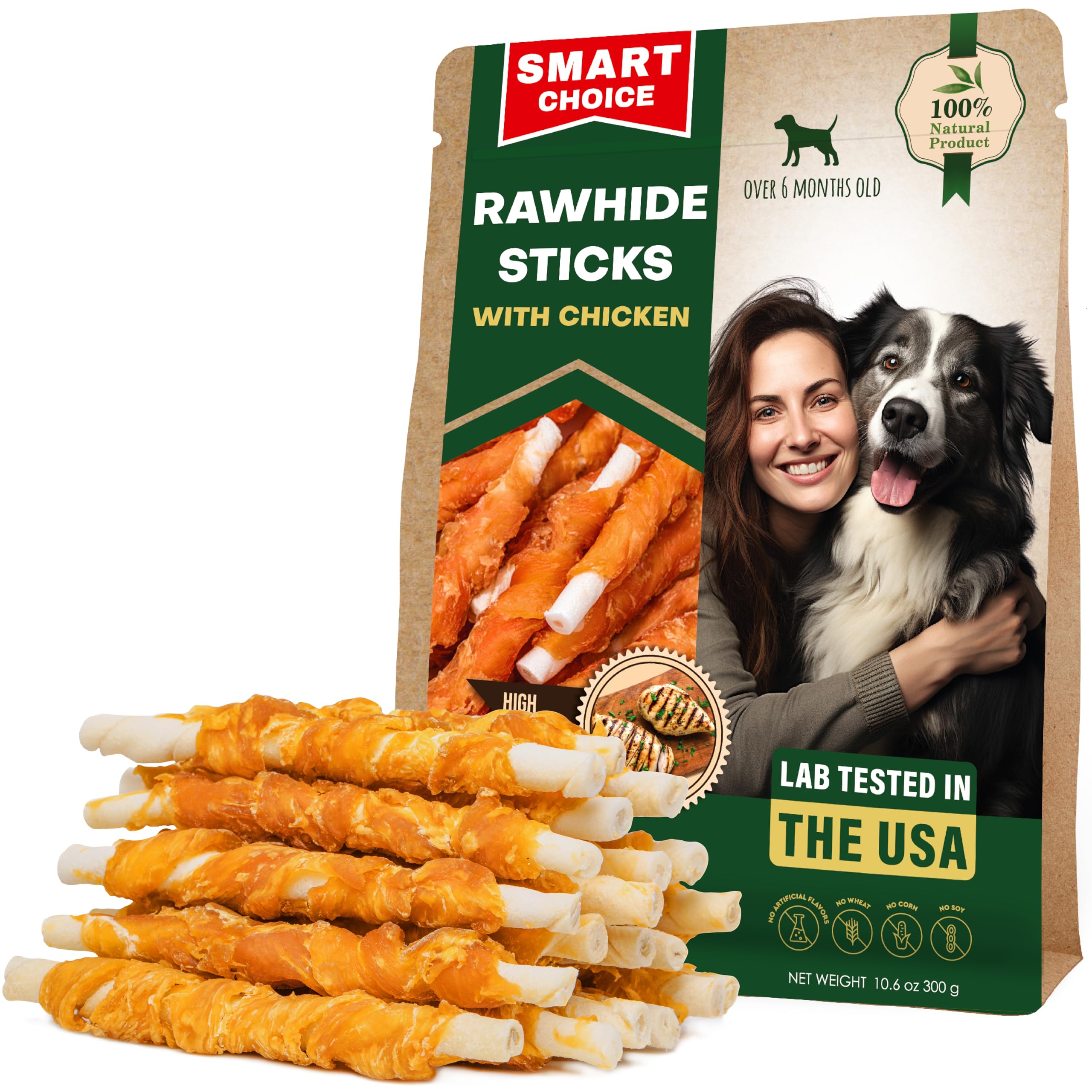 Beloved Pets – os enrobé poulet longue durée, idéal pour l'entraînement.