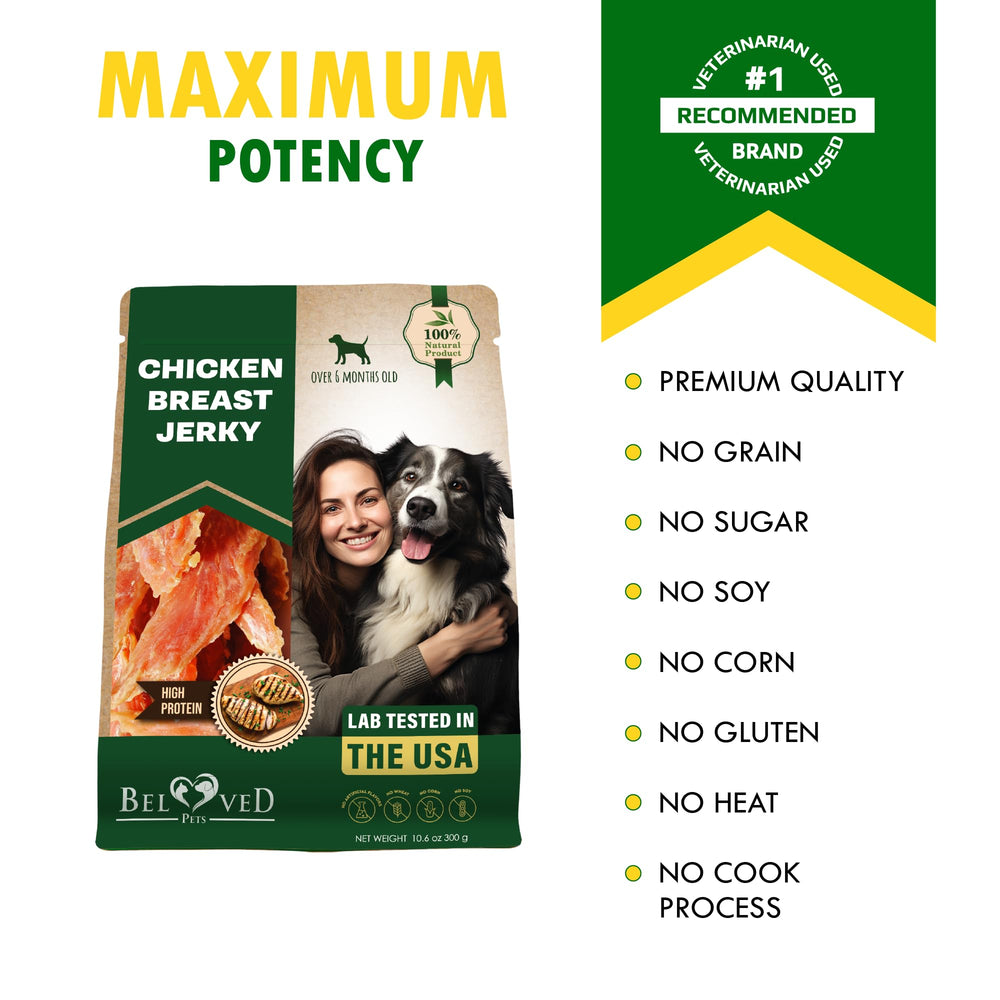 Beloved Pets tiras sin cuero crudo, opción segura para masticar.