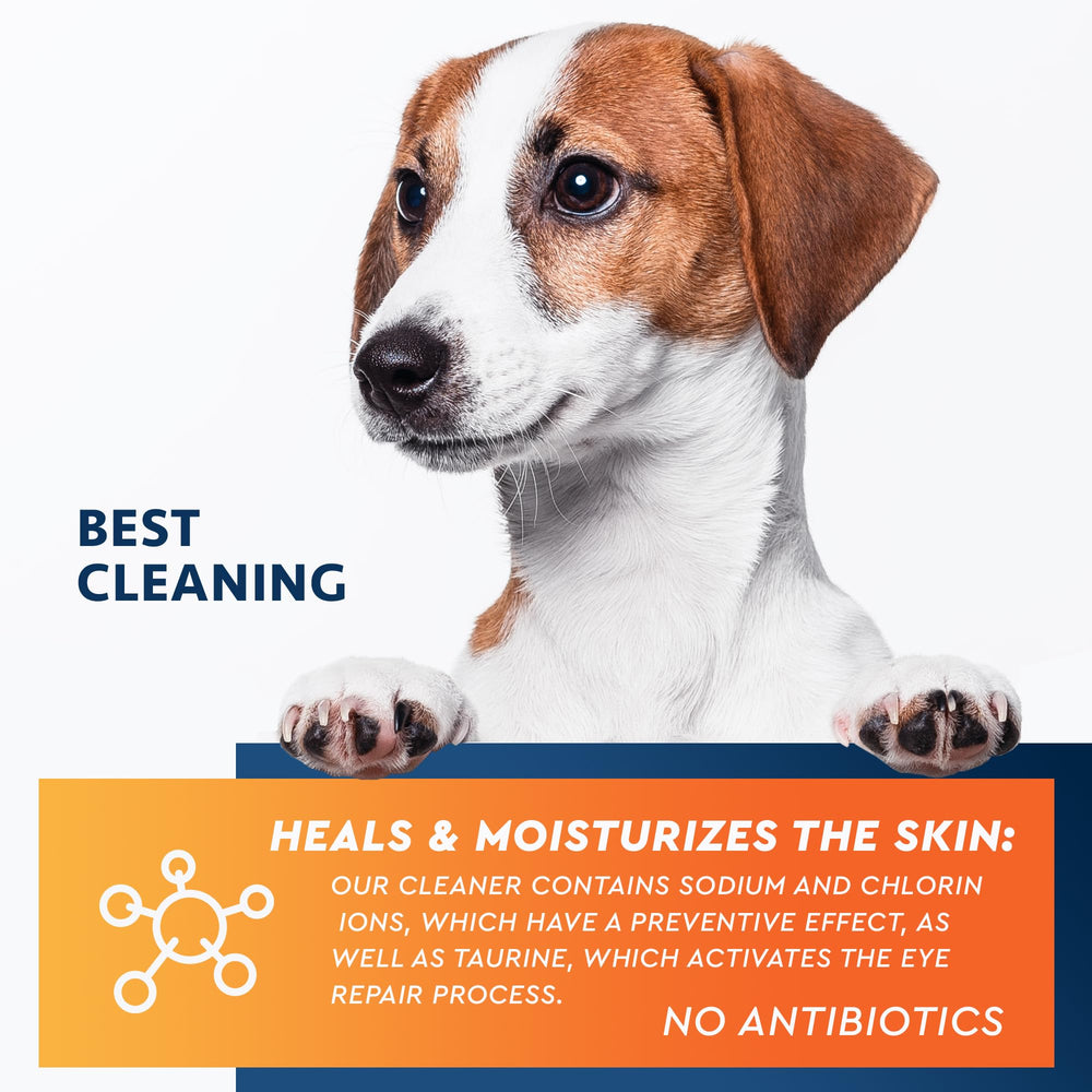 Uso semanal con Beloved Pets para mantener ojos limpios y confortables.