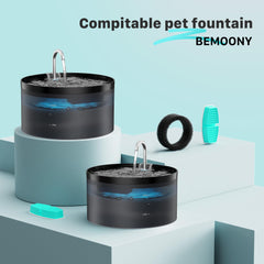 BEMOONY: esponjas de filtración para gato, capturan impurezas y pelos.