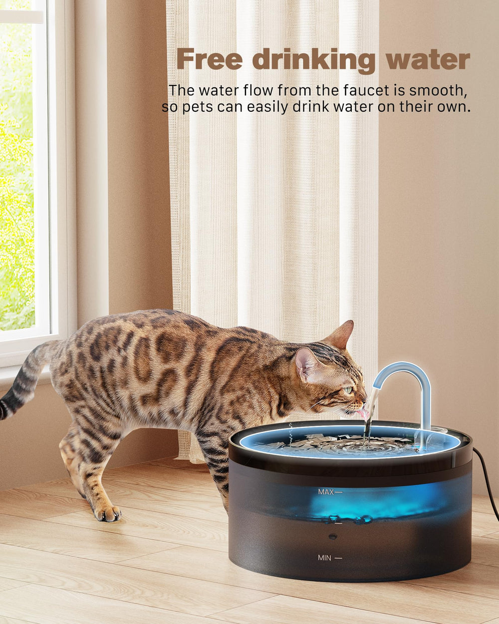 BEMOONY materiales sin BPA ofrecen mayor seguridad para las mascotas.