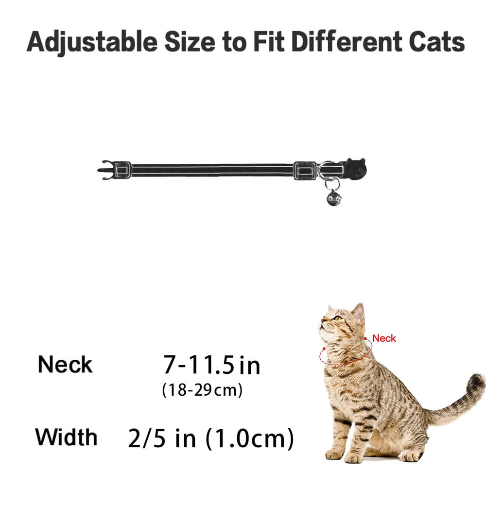 Uso diario del collar rosa fresa para gatos en interiores.