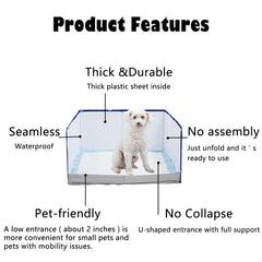 Bencacawinstyle portapad absorbente para perros, fijación segura para evitar movimientos.