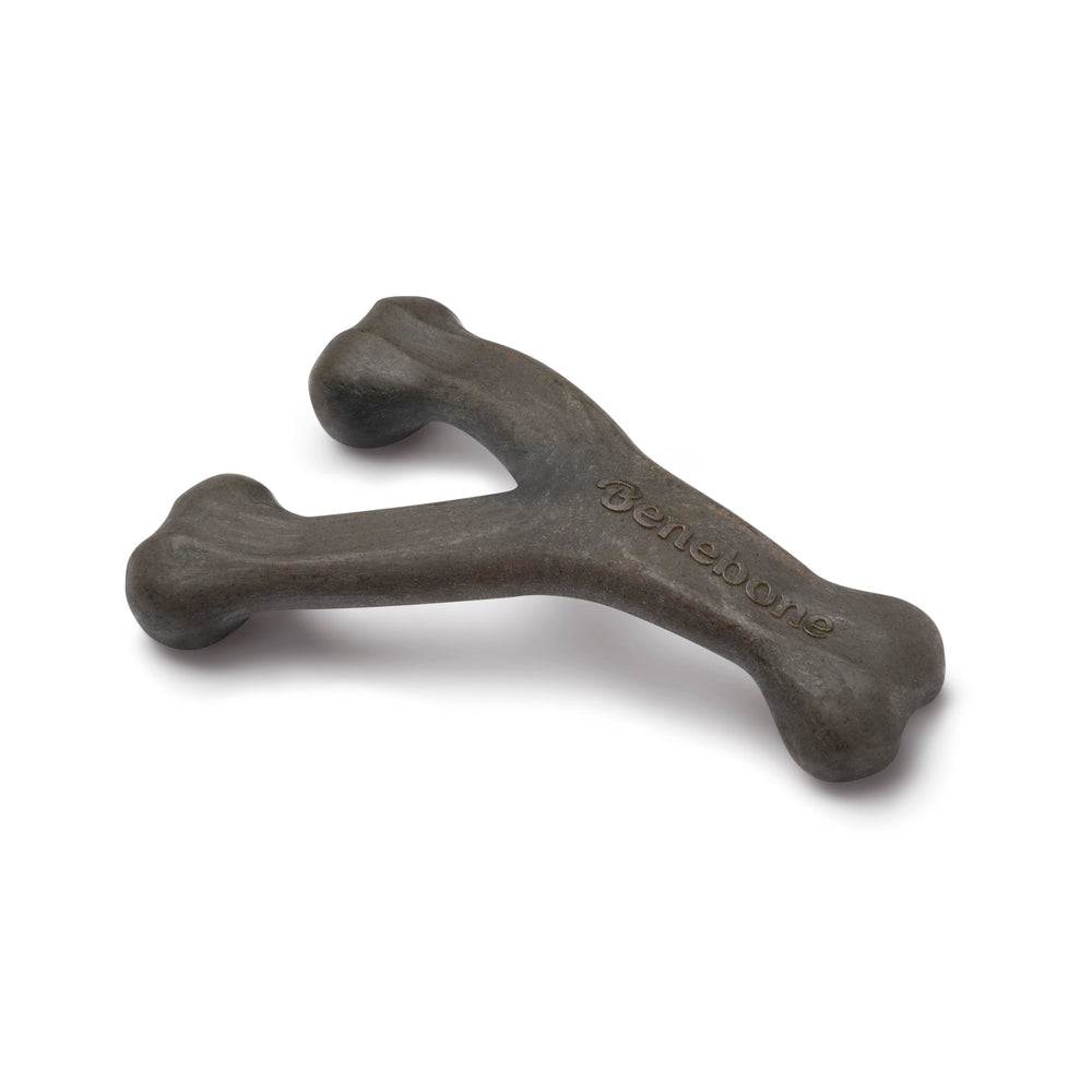 Benebone Calabaza Especiada Wishbone: agarre fácil para masticadores agresivos