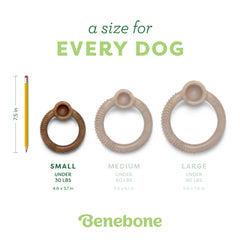 Benebone Ring, diseño ergonómico que facilita la recogida y mordida