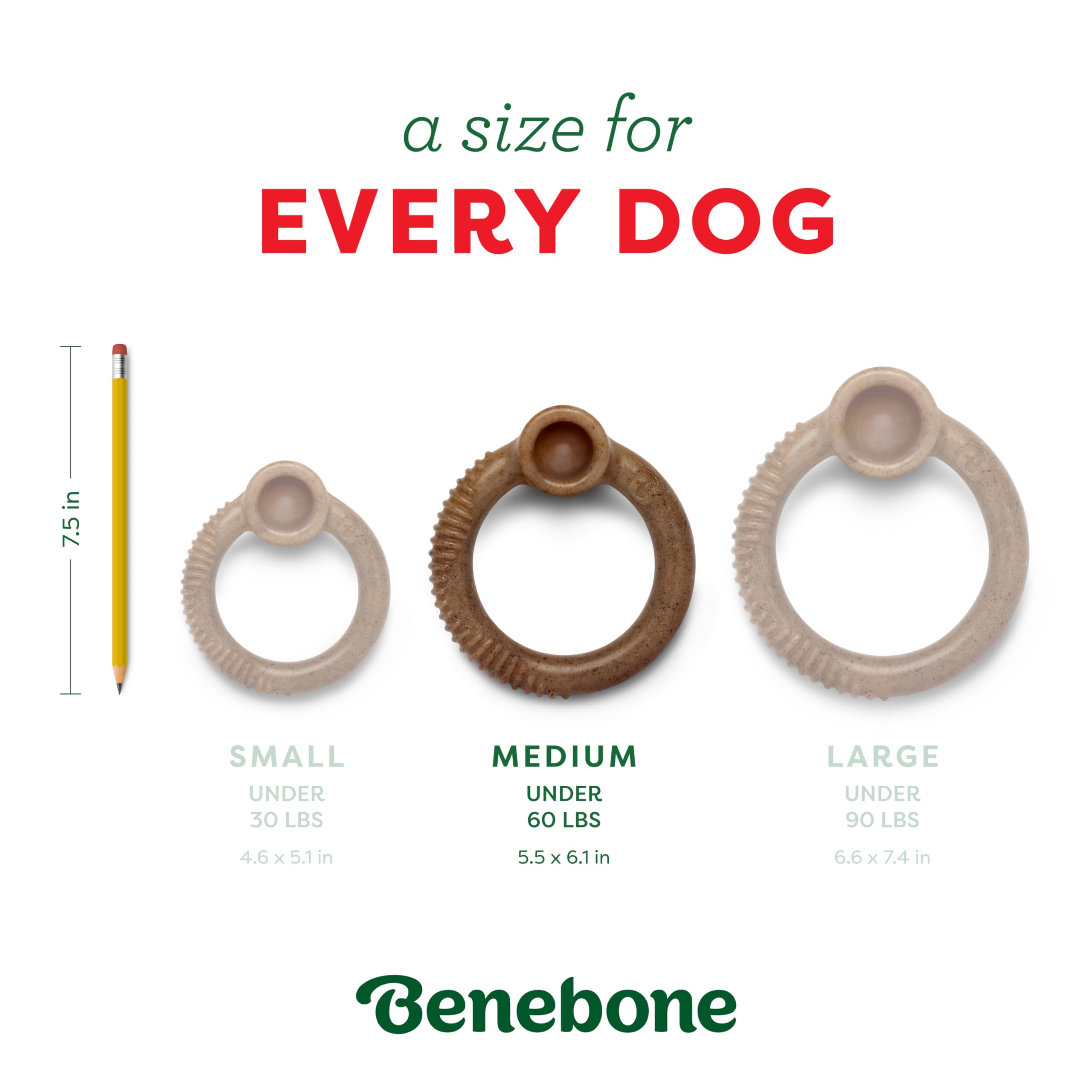 Benebone Ring estimula masticación, entretenimiento y enfoque durante el juego.