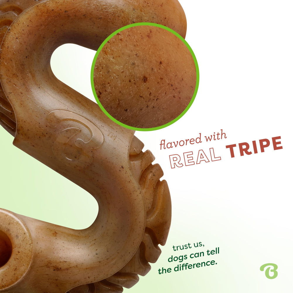 Benebone Tripe Hueso: textura exterior robusta para mordidas prolongadas
