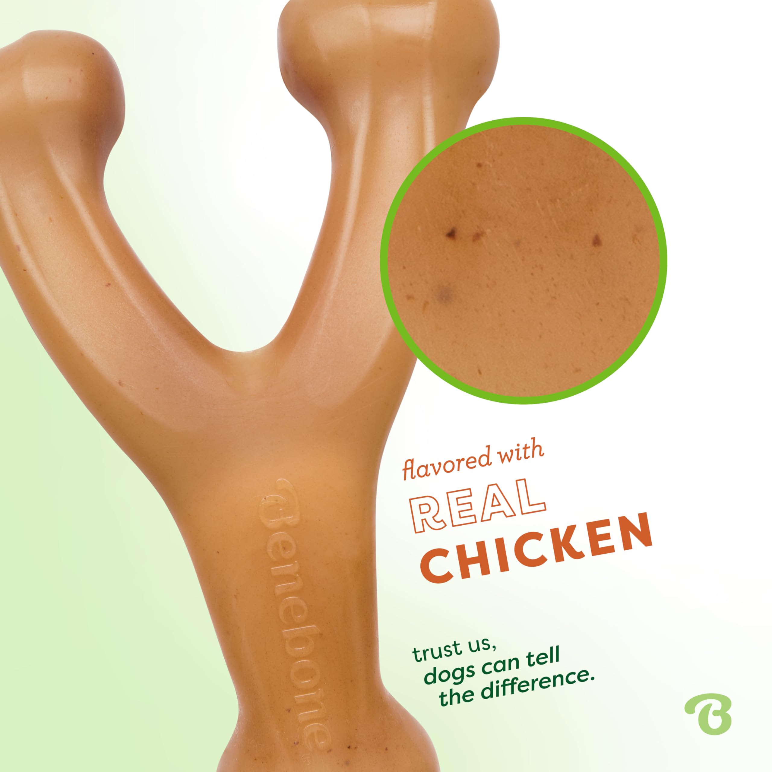 Benebone Wishbone: sabor a pollo real para masticar y disfrutar.