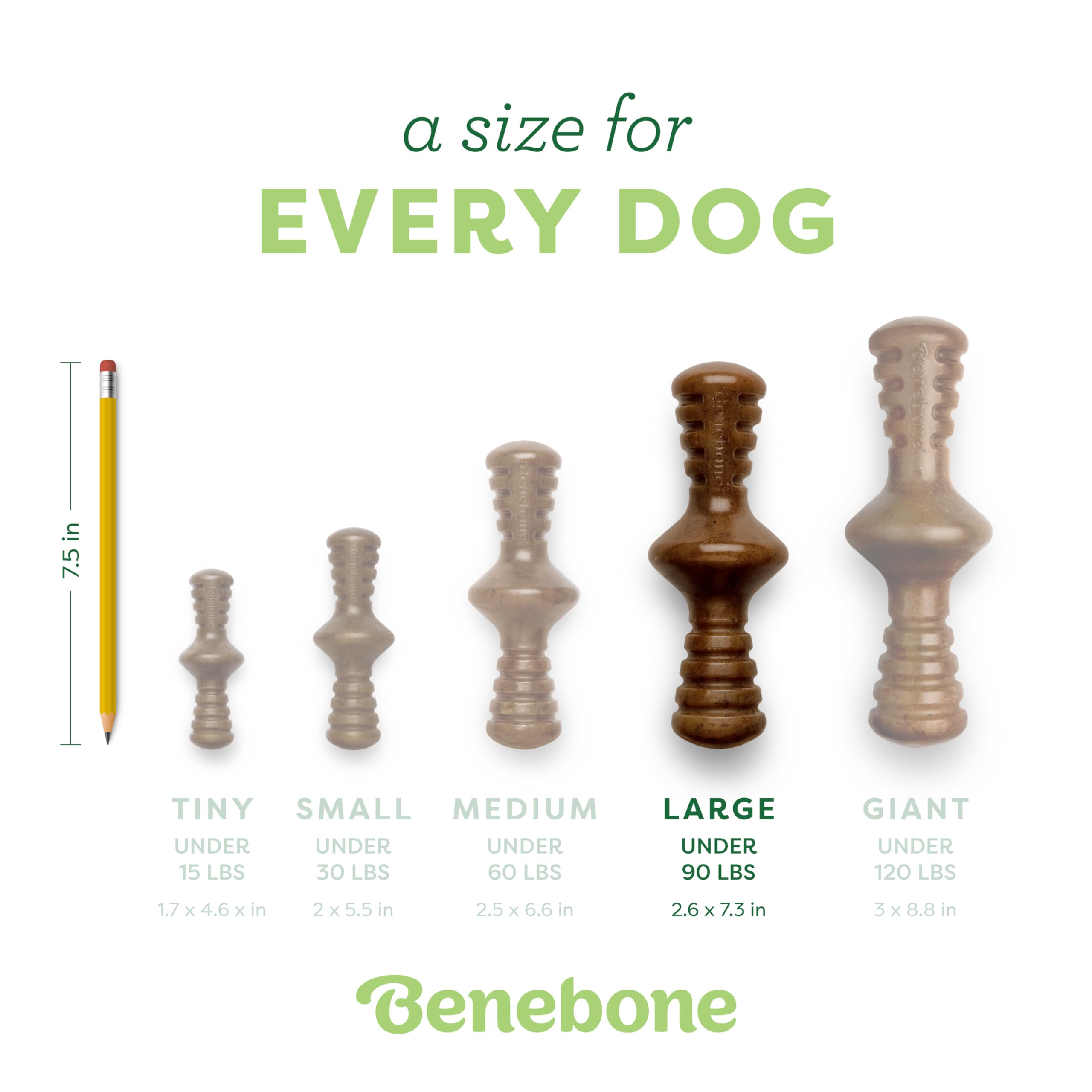 Benebone Zaggler fabricado en Estados Unidos con control de calidad.