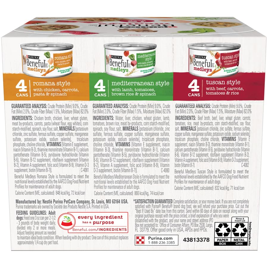 Beneful Medleys aroma apetitosa, momento de comida más placentero para tu perro.