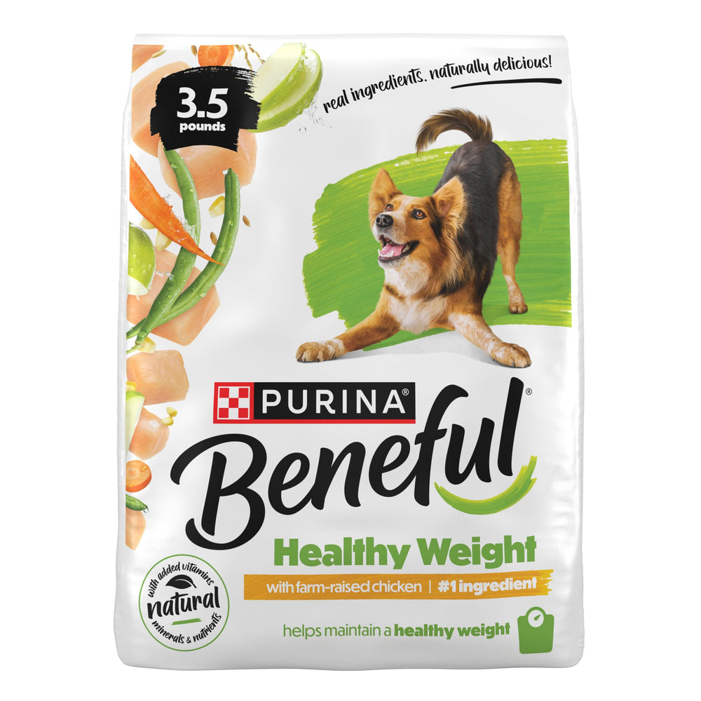 Beneful croquetas para peso saludable en patitas que apoyan el peso saludable.