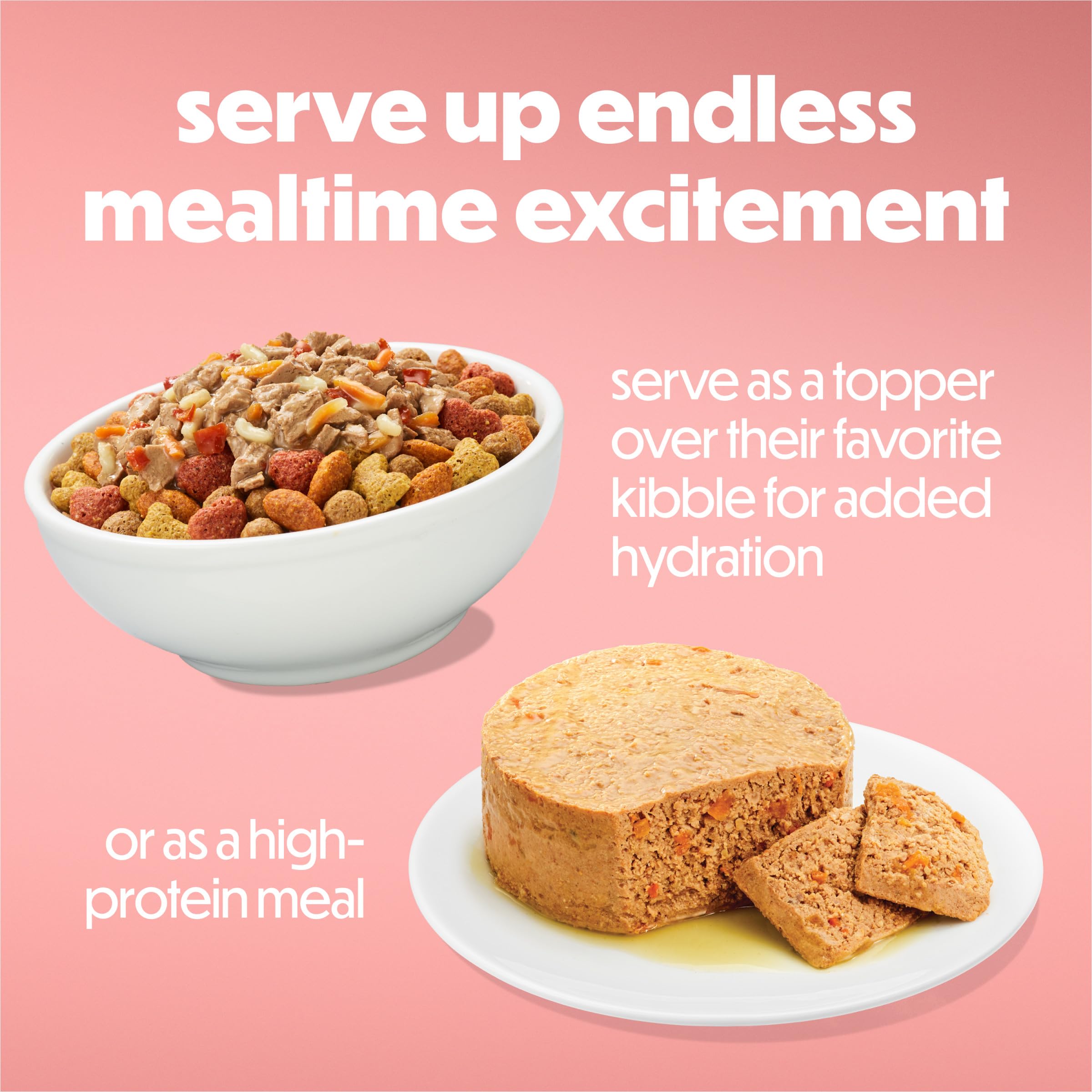 Beneful topper hidratacion: complemento ideal para aumentar la hidratación al combinar con croquetas.