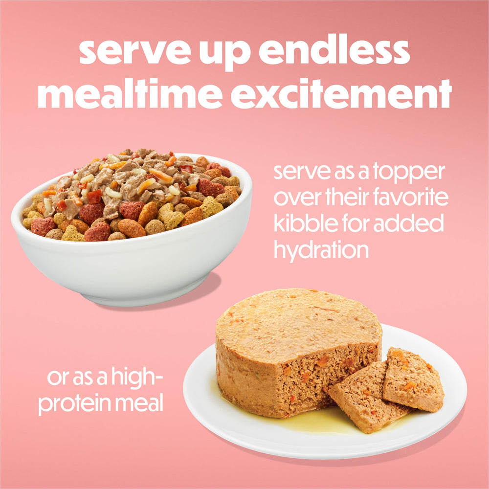 Beneful topper hidratacion: complemento ideal para aumentar la hidratación al combinar con croquetas.