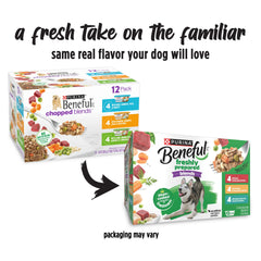 Beneful variedad de sabores res para perros adultos con sabor intenso.