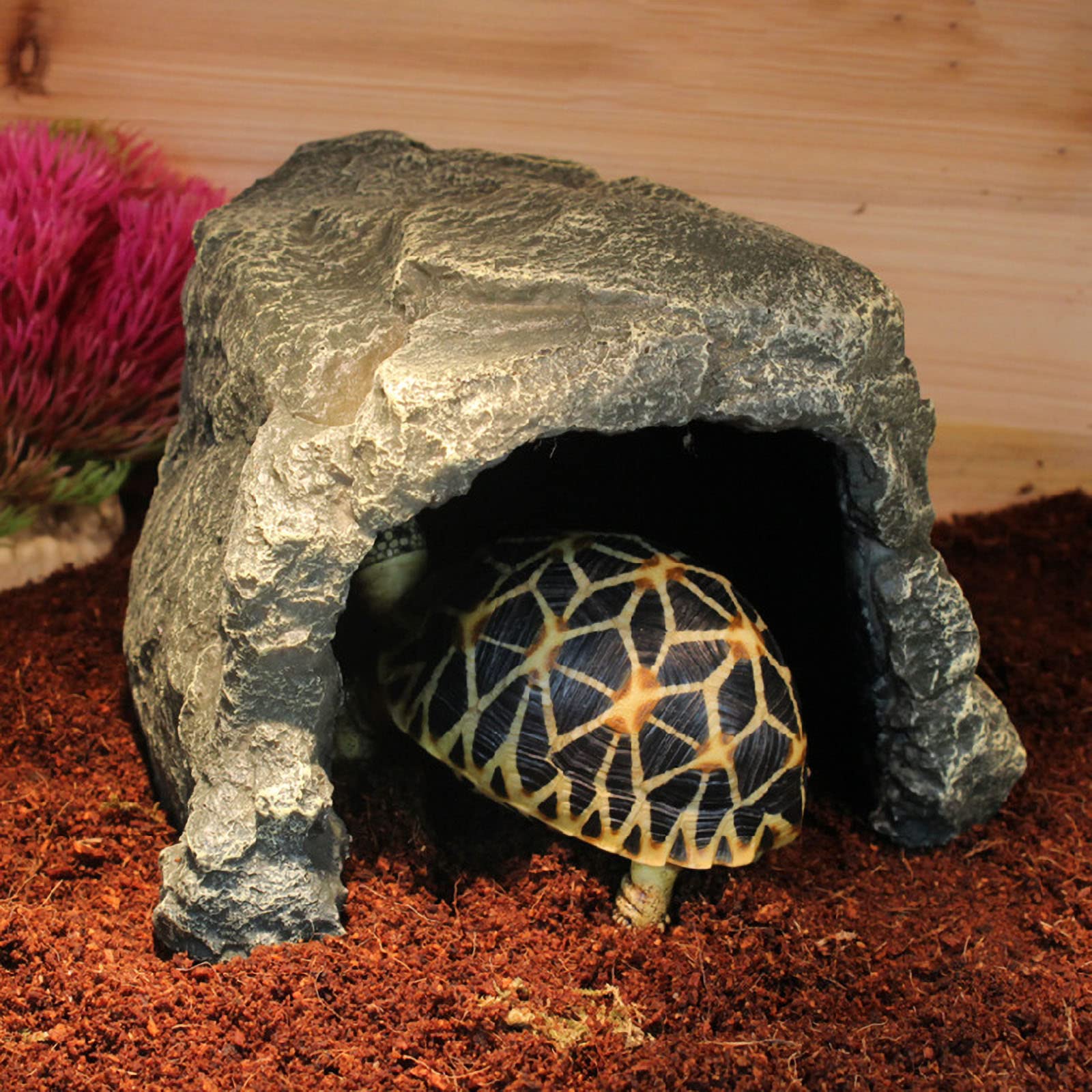 Besimple hábitat natural de piedra para acuario, aporta aspecto verosímil y ambiental.