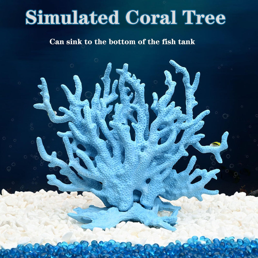 Besimple decoración de coral artificial, bajo mantenimiento y sin crecimiento descontrolado.