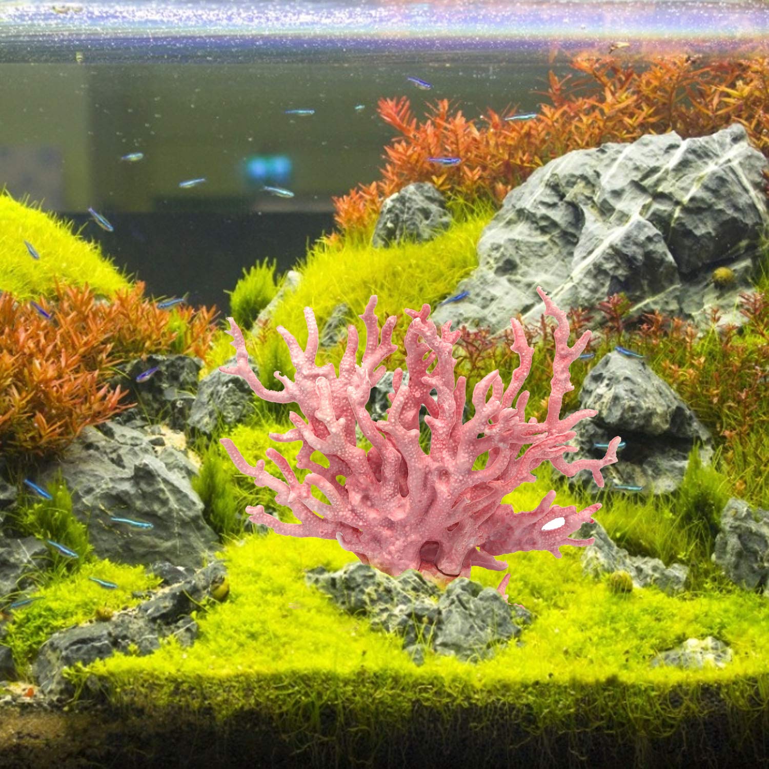 Besimple pieza decorativa de coral plástico, tamaño grande o pequeño